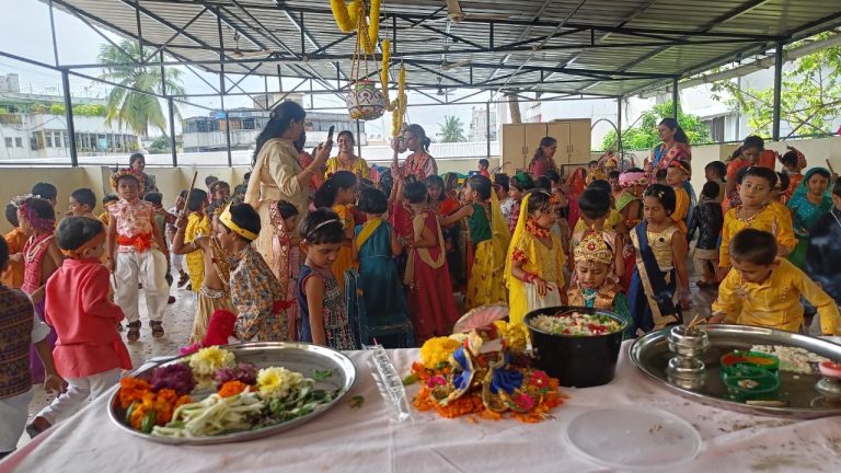 Dahi Handi Celebration ( Std Mini Kg to Sr. Kg)